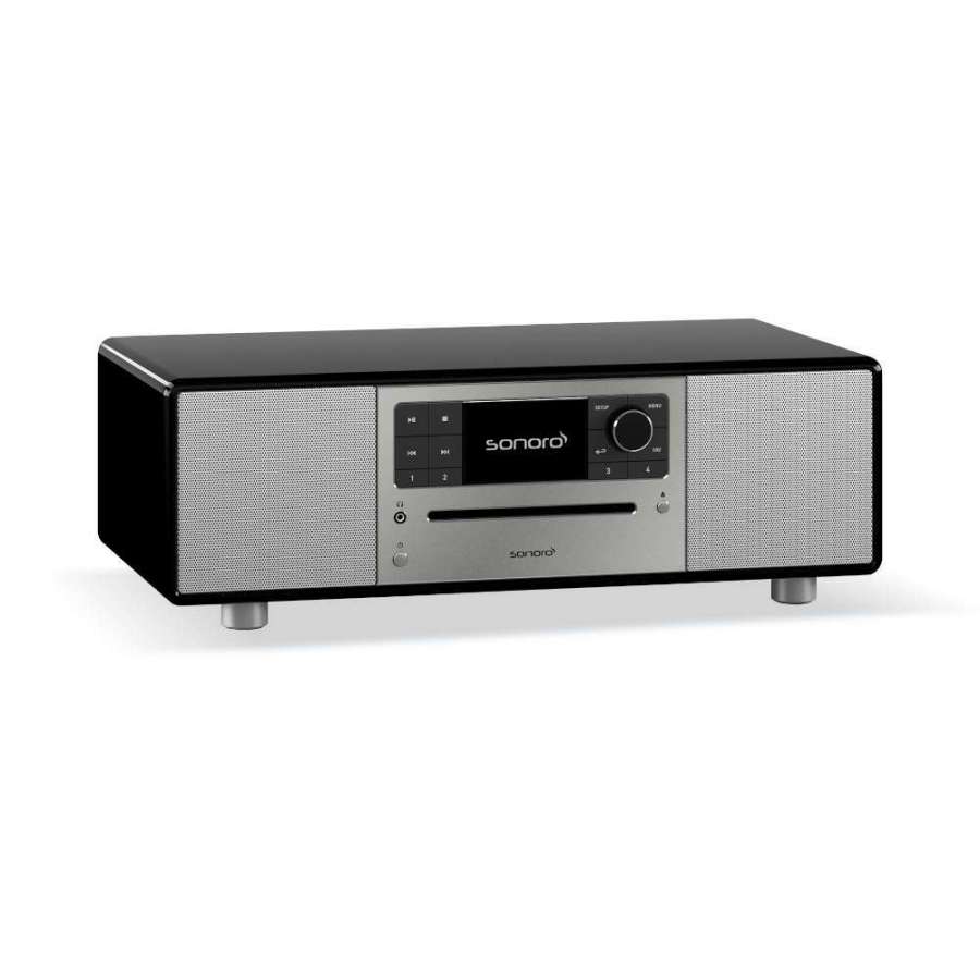 Sonoro Prestige Gloss Black | All-in-One Wireless Music System