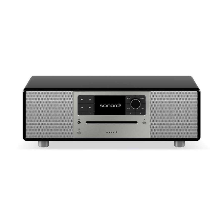 Sonoro Prestige Gloss Black | All-in-One Wireless Music System