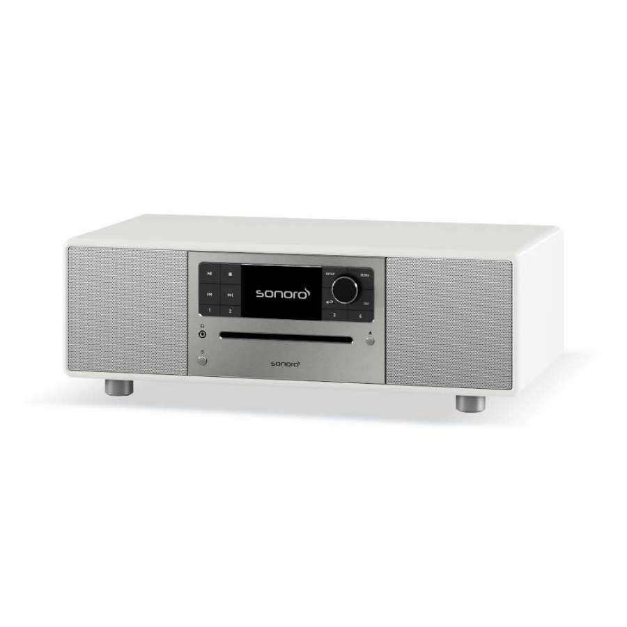 Sonoro Prestige Gloss White | All-in-One Wireless Music System