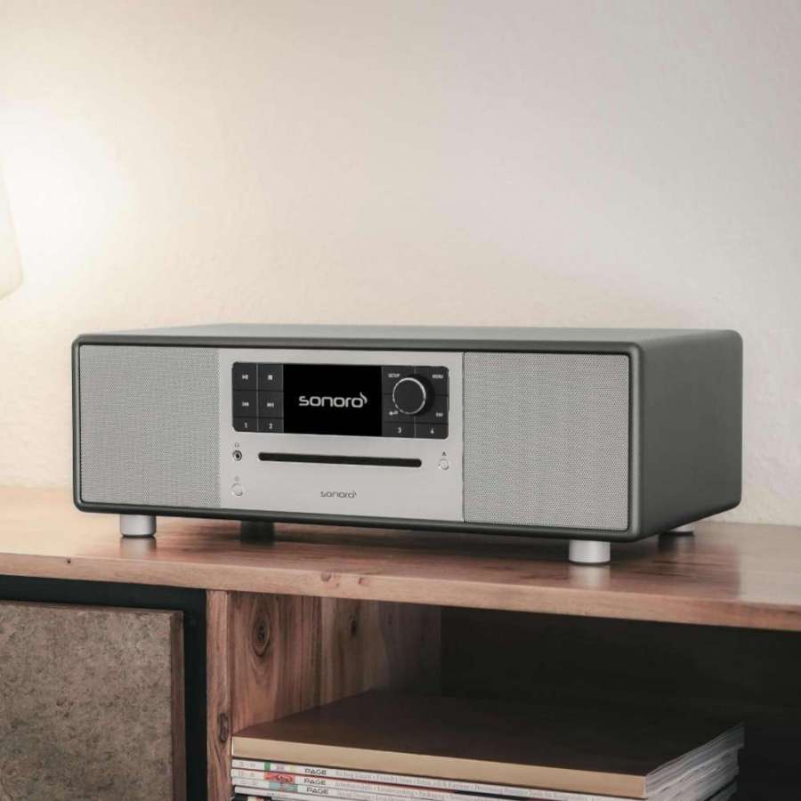 Sonoro Prestige Matte Graphite | All-in-One Wireless Music System