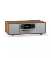 Sonoro Prestige Walnut Silver | All-in-One Wireless Music System