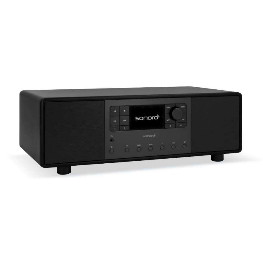 Sonoro Primus Matte Black | All-in-One Wireless Music System