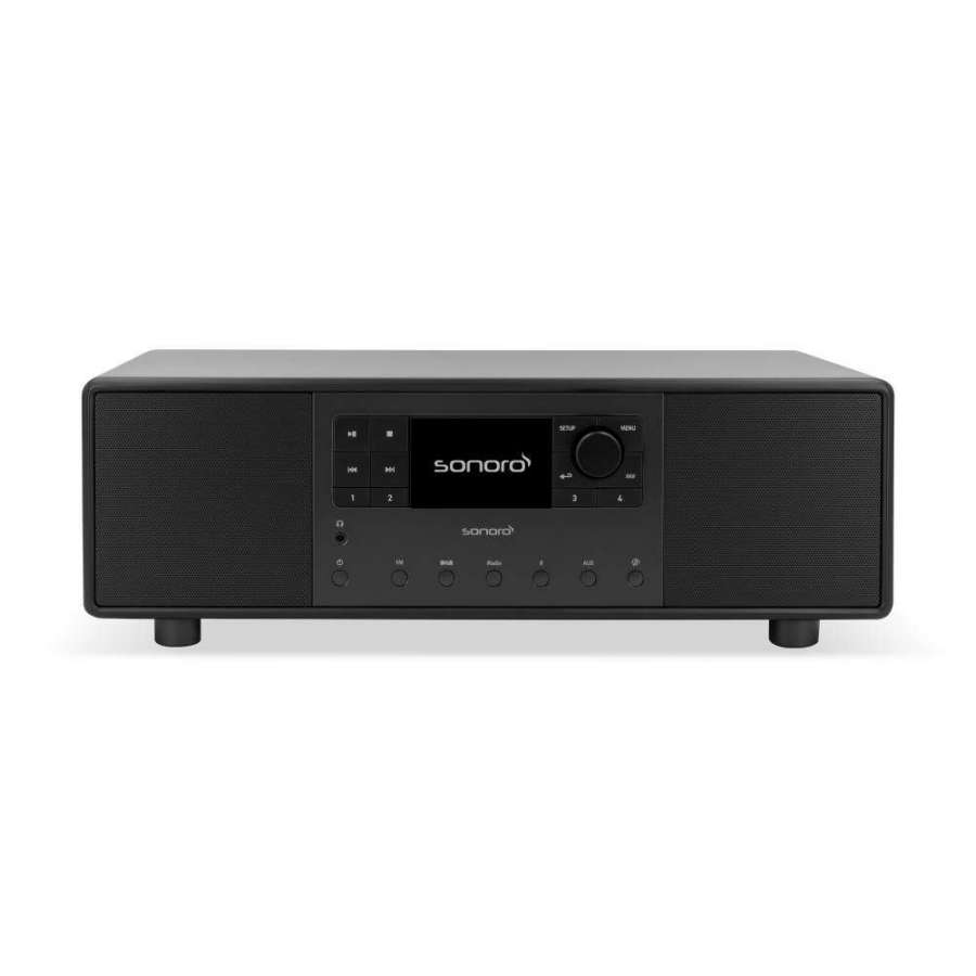 Sonoro Primus Matte Black | All-in-One Wireless Music System