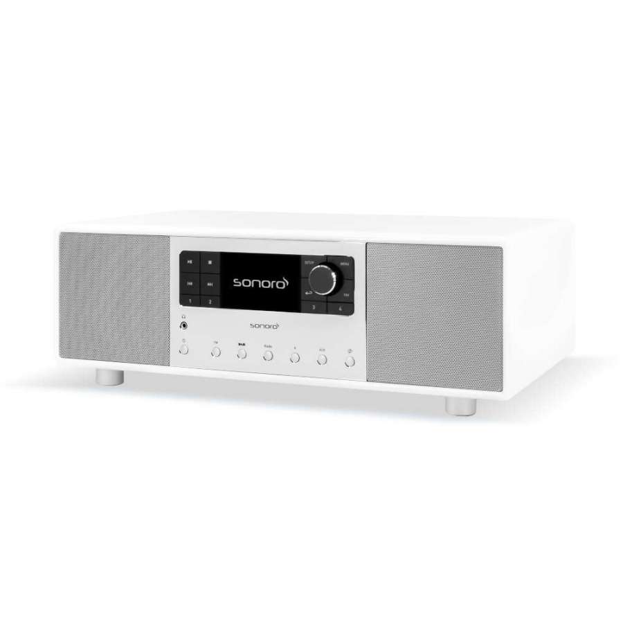 Sonoro Primus Gloss White | All-in-One Wireless Music System