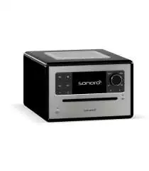 Sonoro Elite Gloss Black | Système de Musique Polyvalent : Streaming, CD et Radio