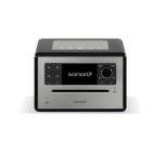 Sonoro Elite Gloss Black | Système de Musique Polyvalent : Streaming, CD et Radio