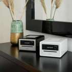 Sonoro Elite Gloss Black | Système de Musique Polyvalent : Streaming, CD et Radio