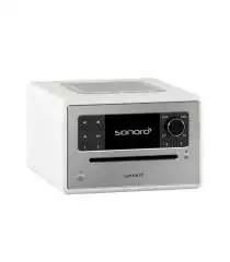Sonoro Elite Gloss White | Système de Musique Polyvalent : Streaming, CD et Radio