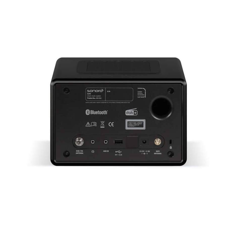 Sonoro Elite Matte Black | Système de Musique Polyvalent : Streaming, CD et Radio