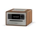 Sonoro Elite Walnut Silver | Système de Musique Polyvalent : Streaming, CD et Radio