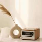 Sonoro Elite Walnut Silver | Système de Musique Polyvalent : Streaming, CD et Radio