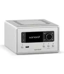 Sonoro Relax Gloss Silver | Radio Internet Compacte pour une Détente Instantanée