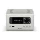 Sonoro Relax Gloss Silver | Radio Internet Compacte pour une Détente Instantanée