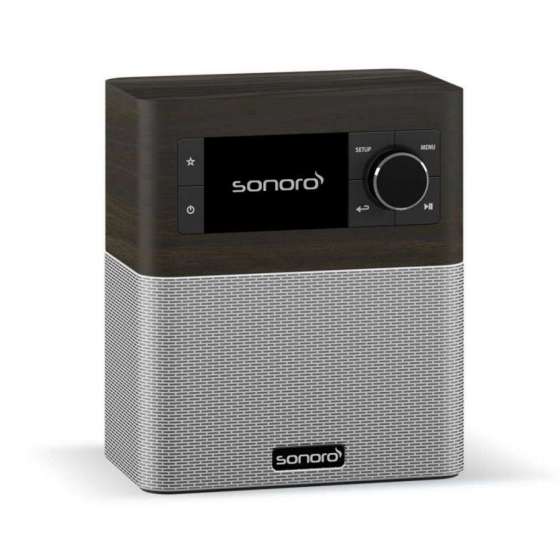 Sonoro Stream Oak Silver | Radio Internet Haut de Gamme pour un Son de Qualité Supérieure