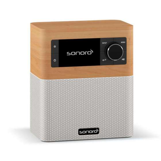 Sonoro Stream Maple White | Radio Internet Haut de Gamme pour un Son de Qualité Supérieure