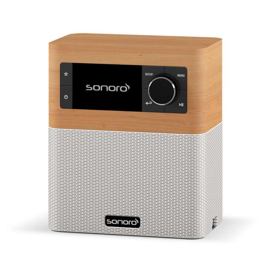 Sonoro Stream Maple White | Radio Internet Haut de Gamme pour un Son de Qualité Supérieure