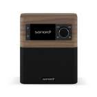 Sonoro Stream Walnut Black | Radio Internet Haut de Gamme pour un Son de Qualité Supérieure
