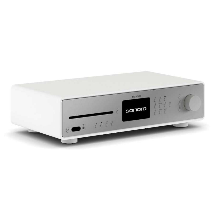 Sonoro Maestro Quantum Matte White | Amplificateur Internet Hi-Res Audio Moderne et Puissant