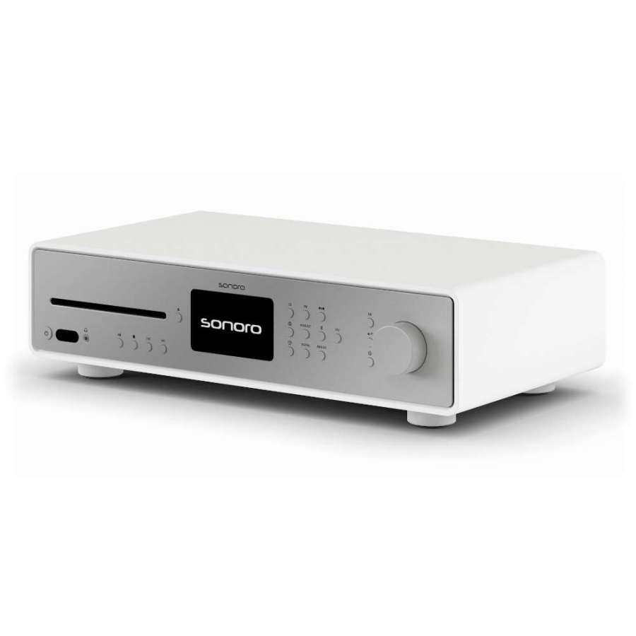 Sonoro Maestro Quantum Matte White | Amplificateur Internet Hi-Res Audio Moderne et Puissant