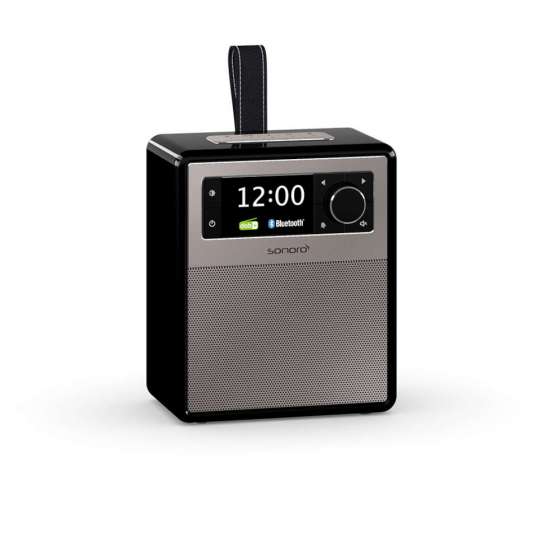 Sonoro Easy Gloss Black | Radio Portable pour une Écoute Facile en Déplacement