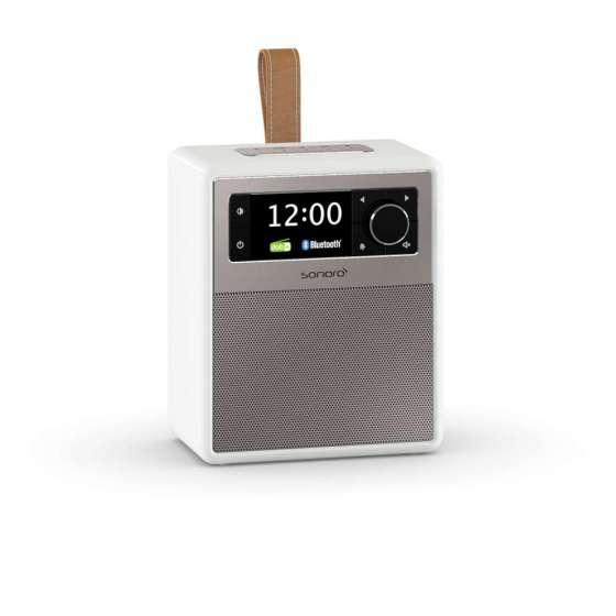 Sonoro Easy Gloss White | Radio Portable pour une Écoute Facile en Déplacement