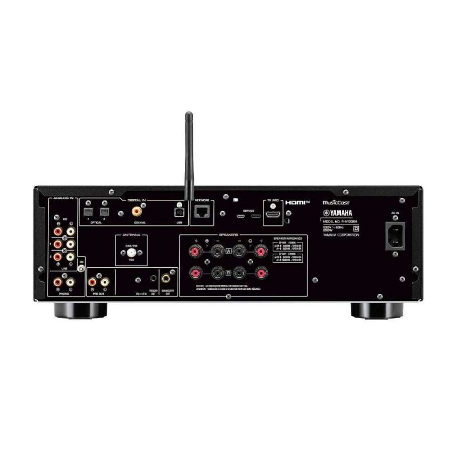 Yamaha R-N1000A DAB Black | MusicCast Hi-Fi Network Receiver