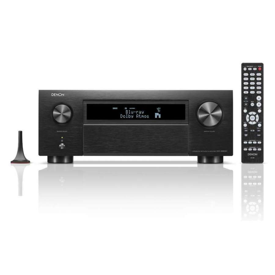 Denon AVC-X6800H Black | Reference HEOS 8K AV Receiver 11.4 canaux