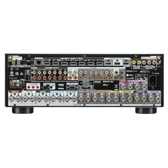 Denon AVC-X6800H Black | Reference HEOS 8K AV Receiver 11.4 canaux à Genève | Digistore.ch