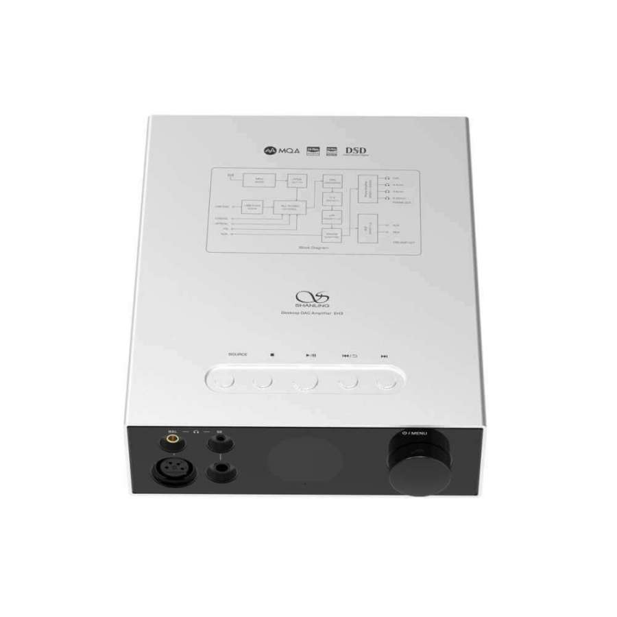 Shanling EH3 Silver | DAC et Amplificateur de Bureau