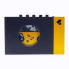 We Are Rewind Amy Limited Edtion Black/Yellow | Portable BT Cassette Player