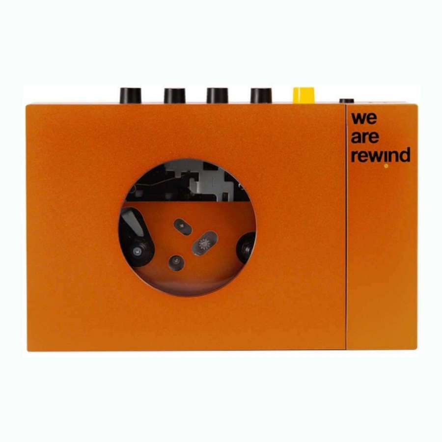We Are Rewind Serge Orange | Portable BT Cassette Player