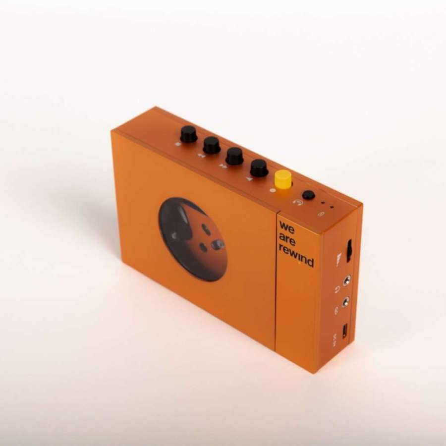 We Are Rewind Serge Orange | Portable BT Cassette Player