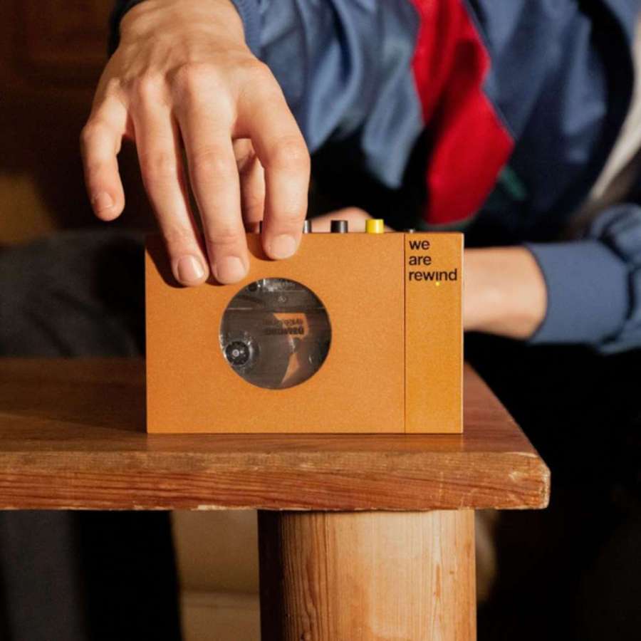 We Are Rewind Serge Orange | Portable BT Cassette Player