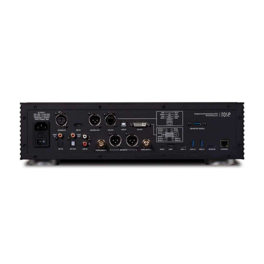 Hifi Rose RS150B Black | High Performance Network Streamer