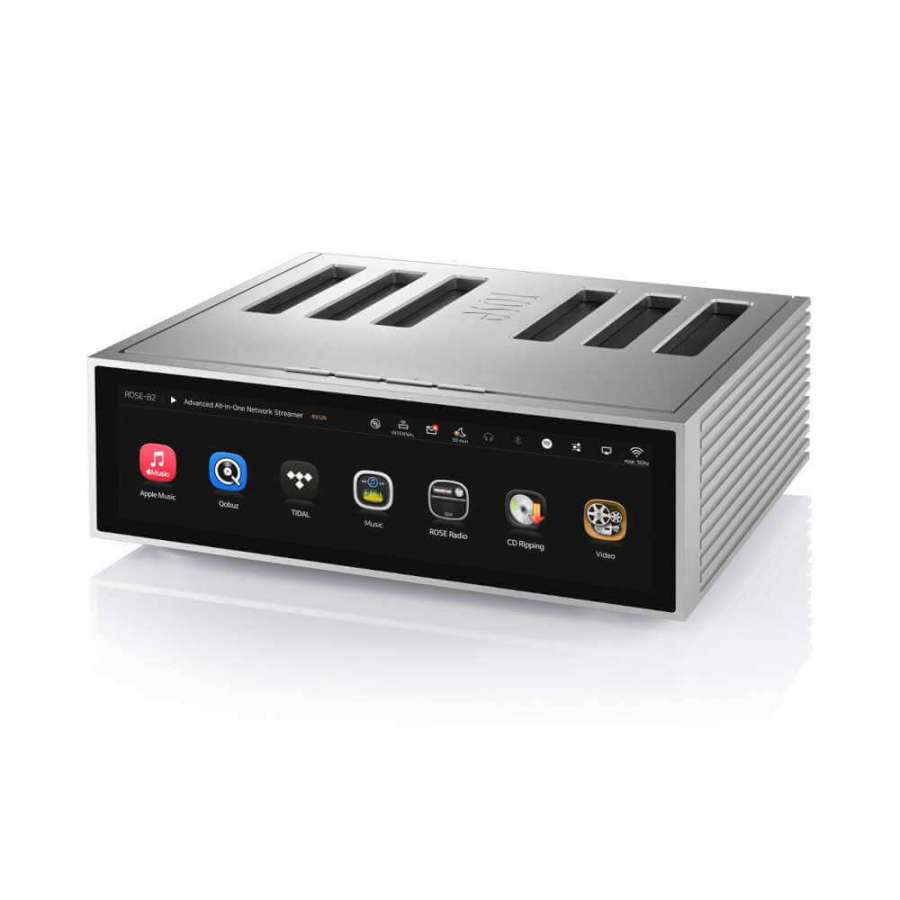 Hifi Rose RS520 Silver | Advanced All-In-One Amplifier Network Streamer
