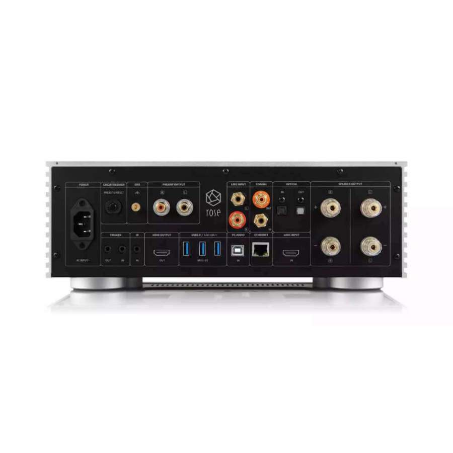 Hifi Rose RS520 Silver | Advanced All-In-One Amplifier Network Streamer