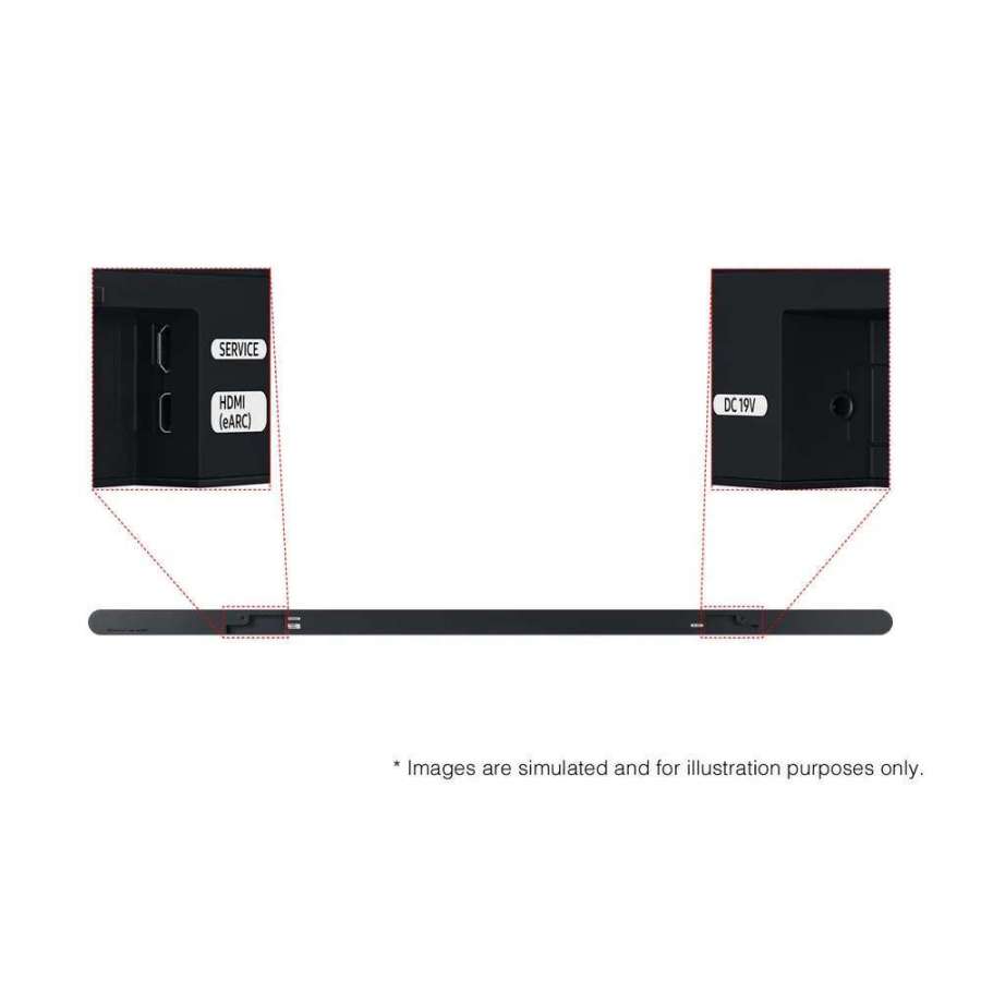 Samsung HW-S800D/EN Black | Dolby Atmos 3.1.2 Slim Soundbar (2024)