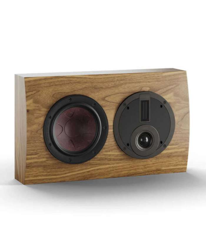 Dali Rubikore On-Wall Natural Walnut | Enceinte Murale Polyvalente pour Stéréo et Multicanal (pièce)