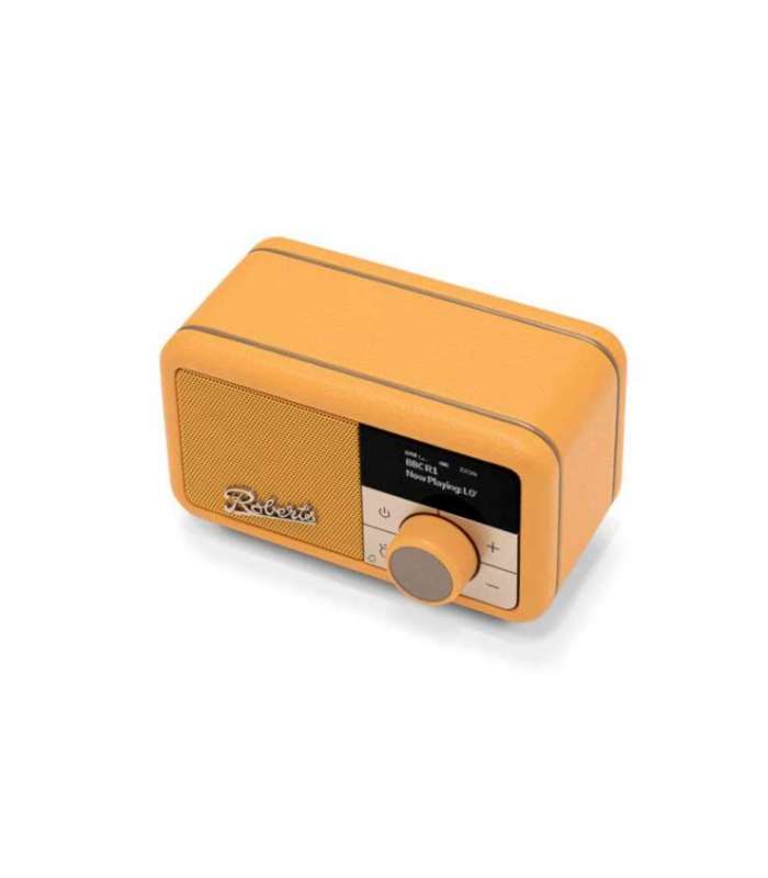 Roberts Revival Petite 2 Sunburst Yellow | Radio Portable DAB/DAB+/FM & Bluetooth