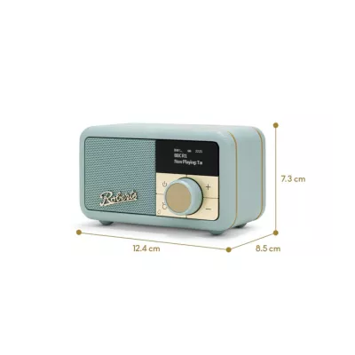 Roberts Revival Petite 2 Duck Egg | Radio Portable DAB/DAB+/FM & Bluetooth à Genève | Digistore.ch