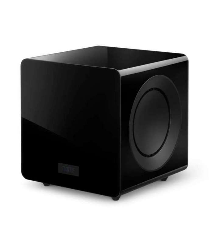 KEF KC92 Gloss Black | Caisson de Basses à Double Haut-Parleur et Annulation de Force