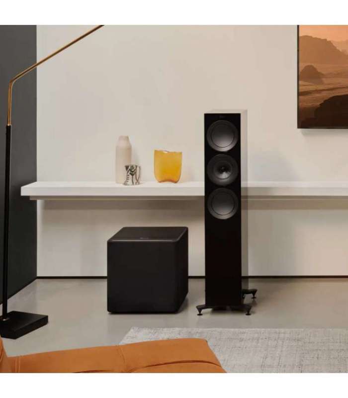 KEF Kube 12 MIE Black | Caisson de Basses Actif
