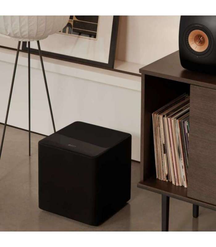 KEF Kube 10 MIE Black | Caisson de Basses Actif