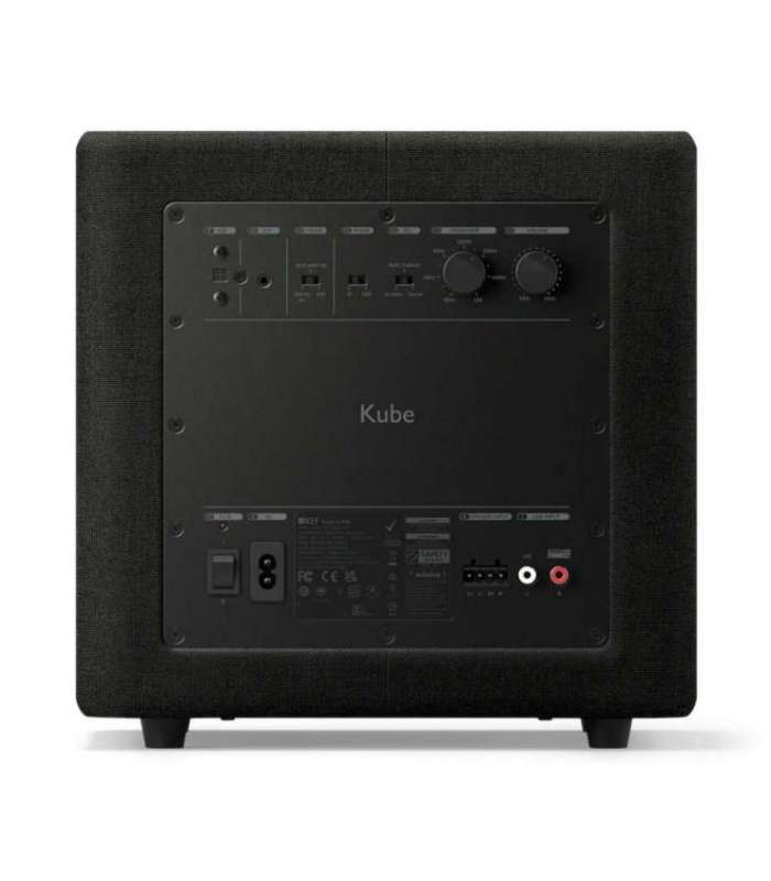 KEF Kube 8 MIE Black | Caisson de Basses Actif