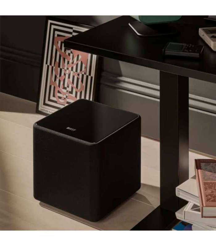 KEF Kube 8 MIE Black | Caisson de Basses Actif