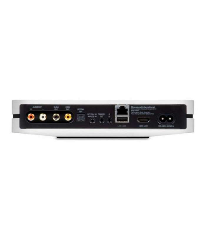 BlueSound Node Performance White | Streamer multiroom haute résolution avec THX AAA et Dirac Live Ready