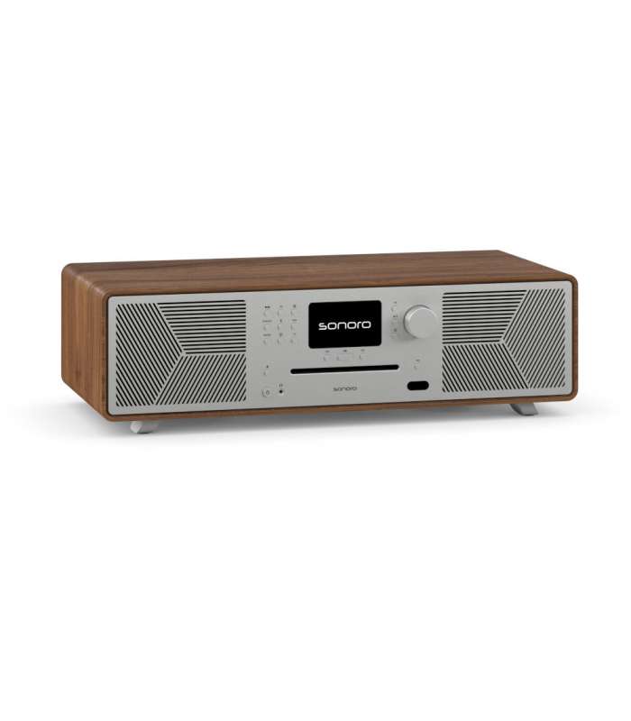 Sonoro Meisterstück WALNUT SILVER | All-in-One Wireless Music System