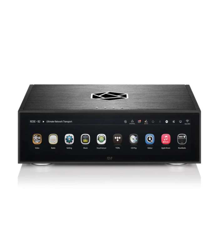 HiFi ROSE RS130 | Transport Réseau Haut de Gamme pour Streaming Audio et Vidéo 4K