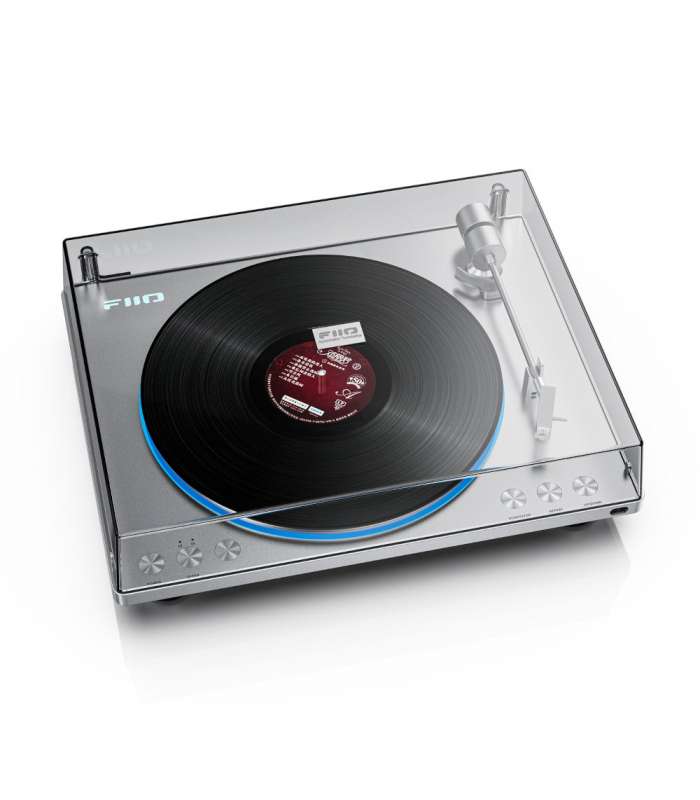 FiiO TT13 Argent | Platine Vinyle Automatique avec Préamplificateur Intégré
