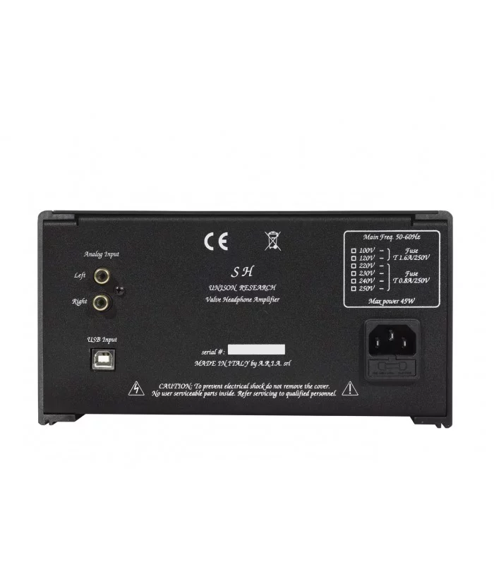 SH headphones amplifier  Unison Research Digistore